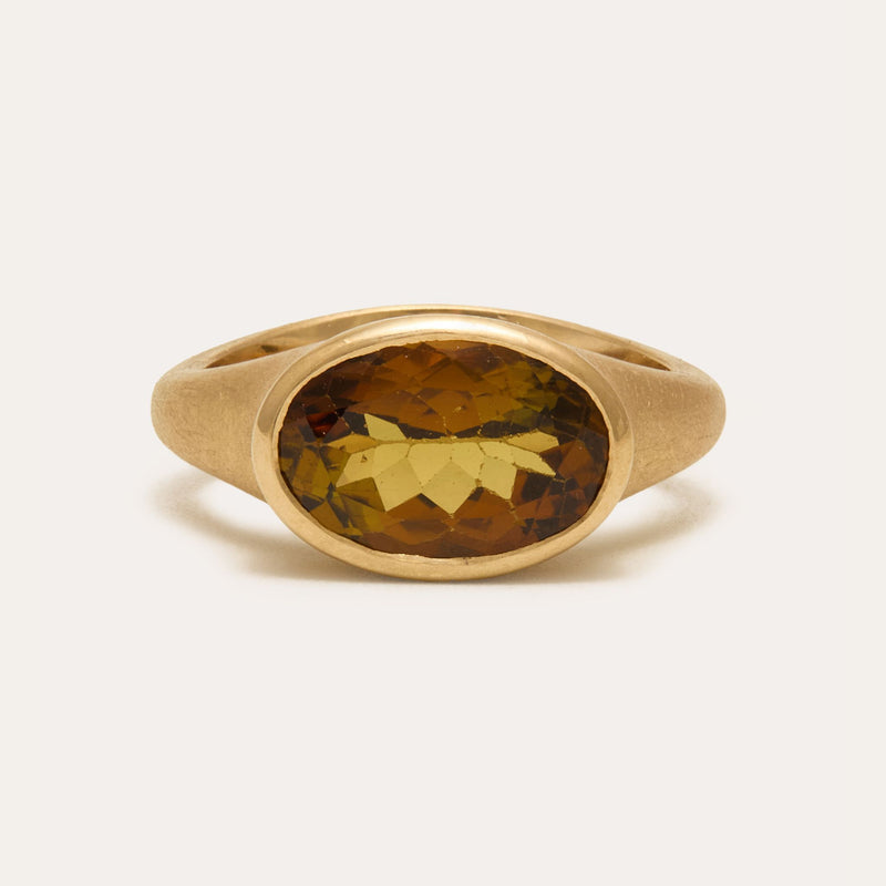Nico Ring with Golden Tourmaline