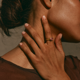 Nico with Oval Pink Sapphire - 18ct Gold