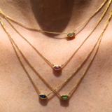 Sol Marquise Emerald Necklace