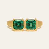 Medusa with Zambian Emeralds - 18ct Gold