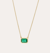 Hera Necklace with Zambian Emerald