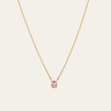 Roxy with Oval Pink Sapphire - 9ct Gold