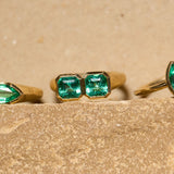Medusa with Zambian Emeralds - 18ct Gold