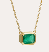 Hera Necklace with Zambian Emerald
