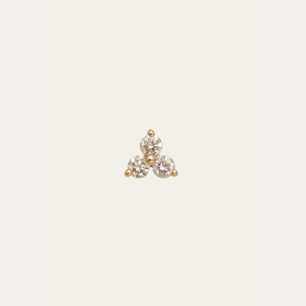 Trio Diamond Stud