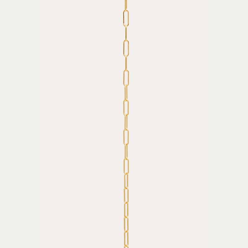 Petite Paperclip Chain Anklet