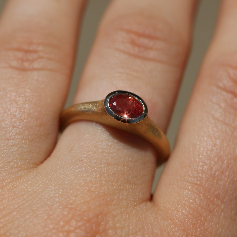 Coco with Orange Sapphire