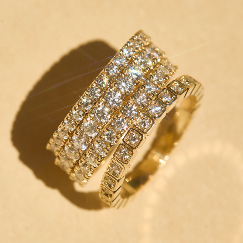 Deco Diamond Ring