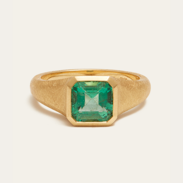 Nico Ring with 1.51ct Zambian Emerald - 18ct Gold
