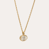 Zena Oval Lab Diamond Necklace