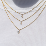 Fairy Diamond Necklace - 9ct Gold