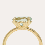 Kennie Ring with Oval Mint Quartz