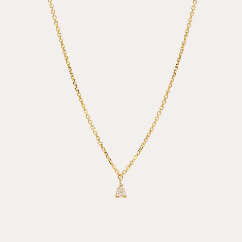 Eos Pear Shape Lab Diamond Necklace