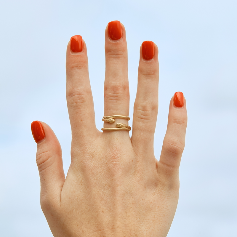 Snake Stacker - 9ct Gold