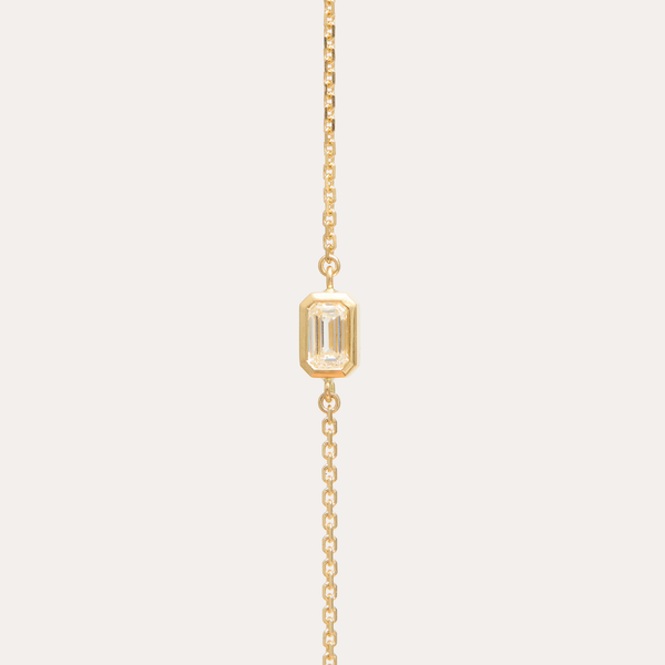 Sol Emerald Cut Lab Diamond Bracelet
