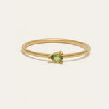 Eos Green Sapphire Ring - 9ct Gold