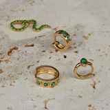 Cha Cha Huggie Emerald Medium