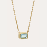 Hera Necklace with Aquamarine