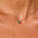 Hera Necklace with Aquamarine