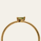 Eos Green Sapphire Ring - 9ct Gold