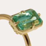 Zia Ring with Russian Emerald