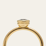 Storm with Oval Grey Spinel - 18ct Gold