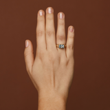 Nico Ring with Zambian Aquamarine