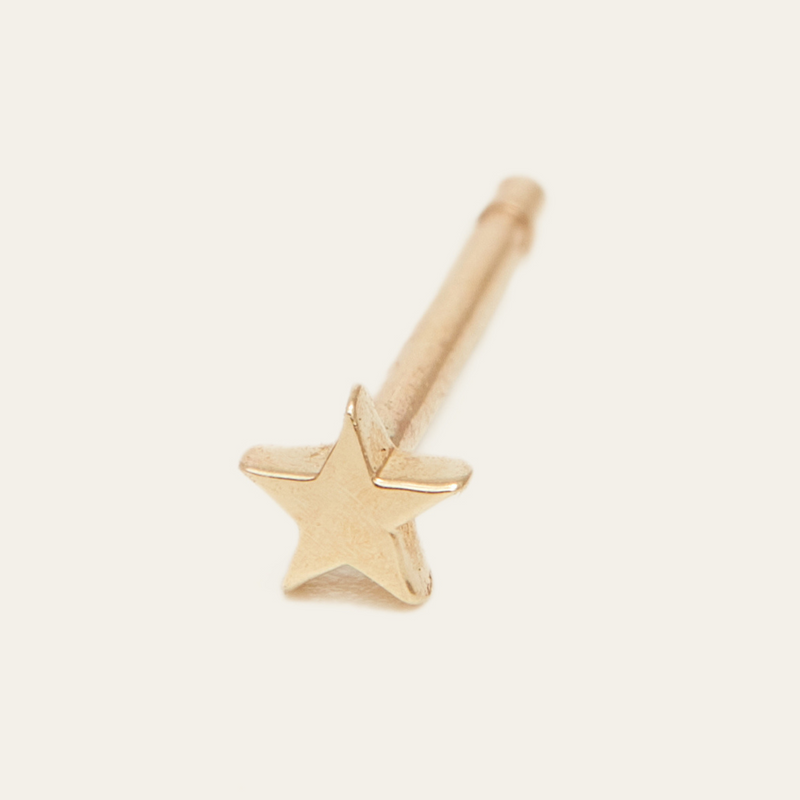 Tiny Star Stud - 9ct Gold
