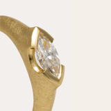 Athena Ring with Lab Marquise Diamond