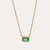 Hera Necklace with Zambian Emerald