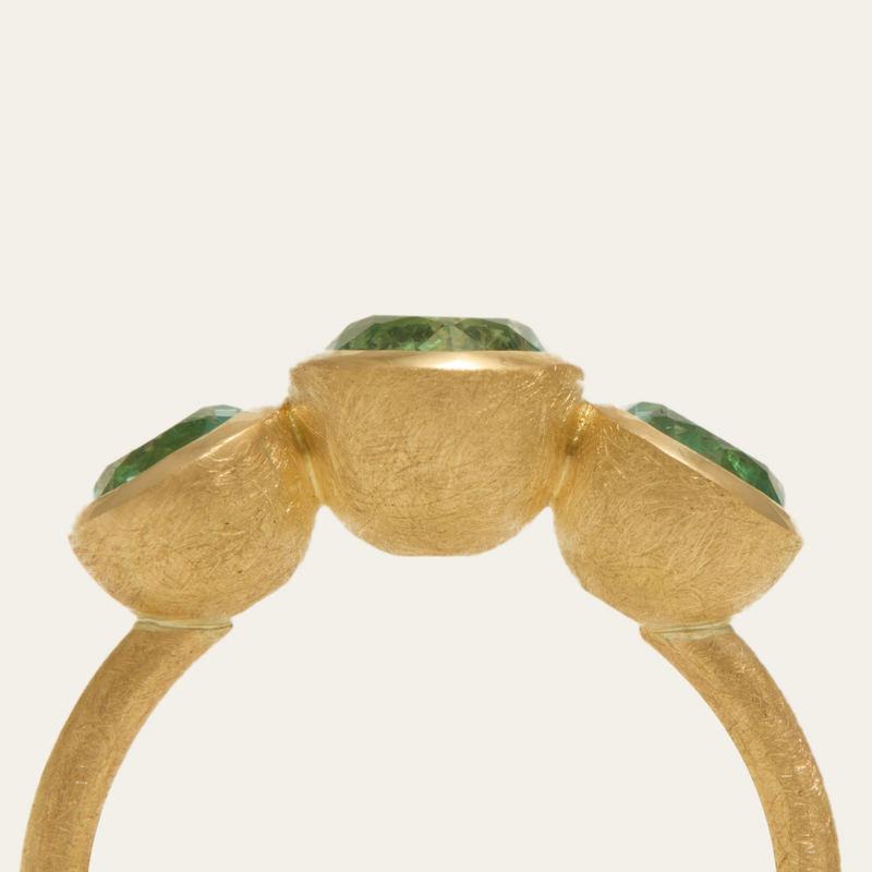 Lola Ring with Colombian Emeralds