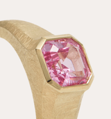 Nico Ring with Madagascan Hot Pink Sapphire