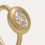 Palazzo Ring with Lab Diamond
