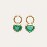 Juicy Drops with Tiny Pear Shape Emerald
