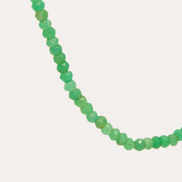 Chrysoprase Bead Necklace