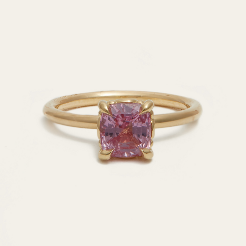 Seraphina Solitaire with 2.04ct Hot Pink Sapphire - 18ct Gold