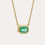 Hera Necklace with Zambian Emerald