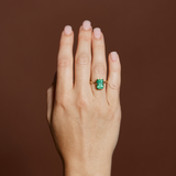 Zia Ring with Russian Emerald