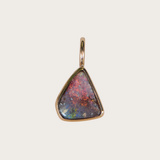 Rocky Pendant with Red Boulder Opal