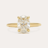 Vivienne Ring with Oval Lab Diamond
