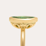 Ophelia with Marquise Zambian Emerald - 18ct Gold