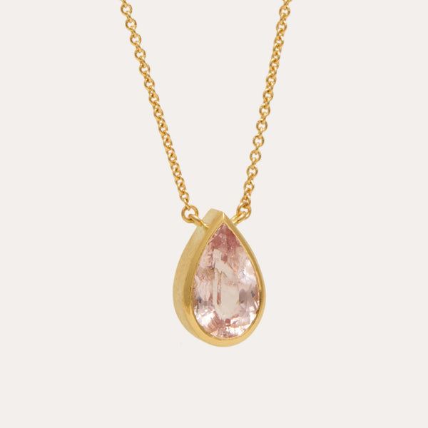 Aether Necklace with Madagascan Pink Sapphire