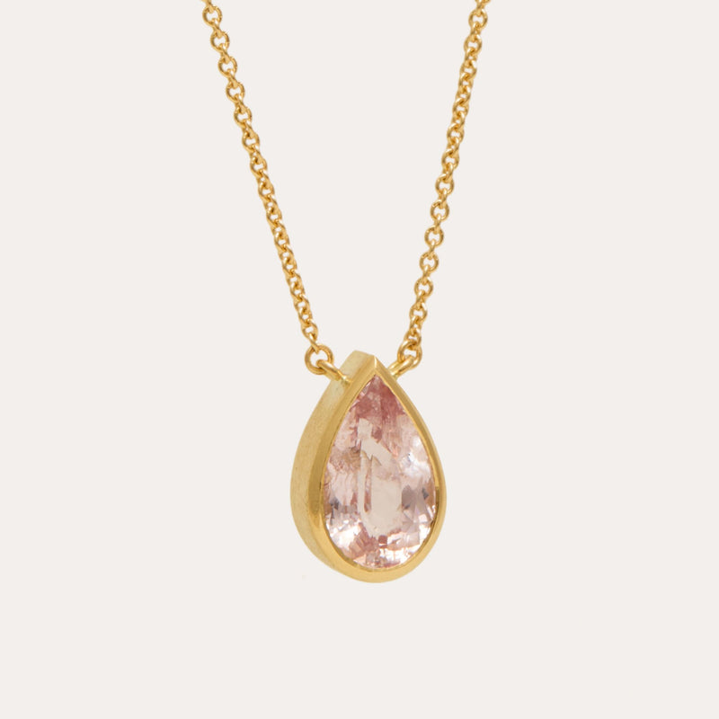 Aether Necklace with Madagascan Pink Sapphire