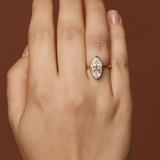 Venus with Lab Marquise Diamond