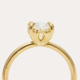 Vivienne Ring with Oval Lab Diamond