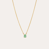 Roxy Necklace with Mint Colombian Emerald