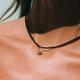 Rocky Pendant with Red Boulder Opal