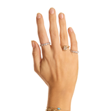 Aurelia Ring with Antique Cushion Cut Lab Diamond