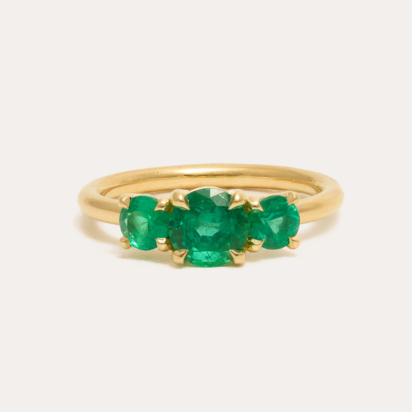Evelyn with Zambian Emeralds - 18ct Gold