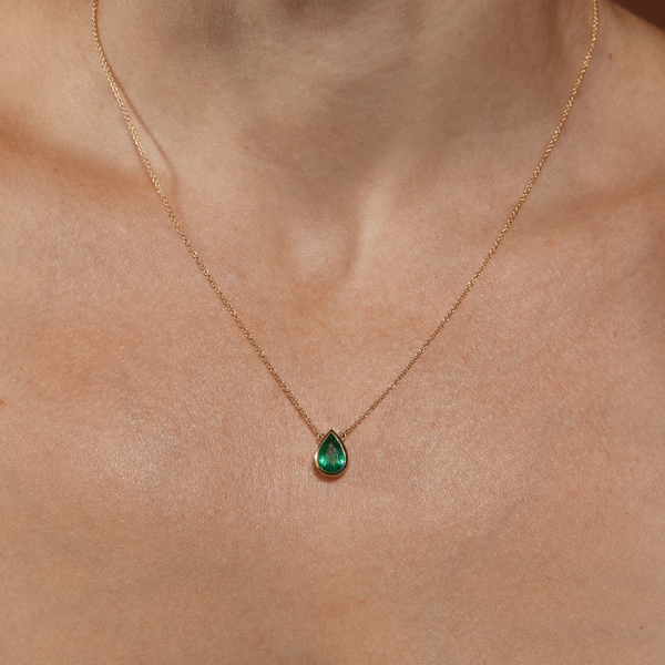 Aether Necklace with Zambian Emerald